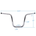 16" Fat Mini Ape Handlebar w/ Riser for Harley Softail FXSB (2013–2017) FXDF (2003–2017) FLHR