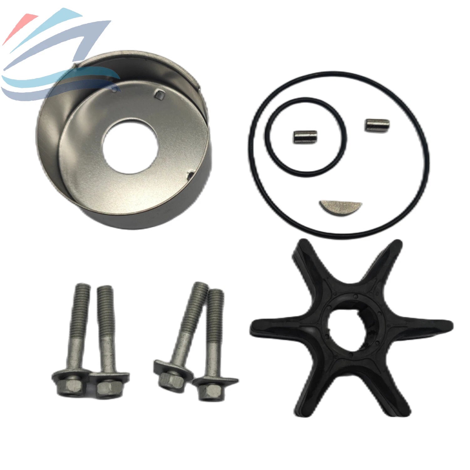 EM Water Pump Impeller Kit for Yamaha VF225 VF250 (2000–2006) 6CB-W0078-00