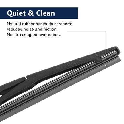 Set of 2 Rear Windshield Wiper Blade Arms for Lexus RX400h (2003–2008)