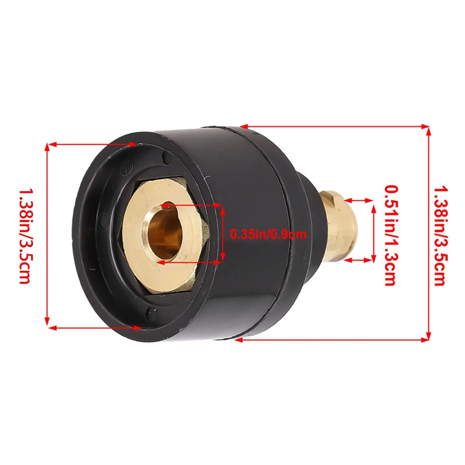 TIG Torch Connector Adapter WP-17V to WP-26V (1 PCS)