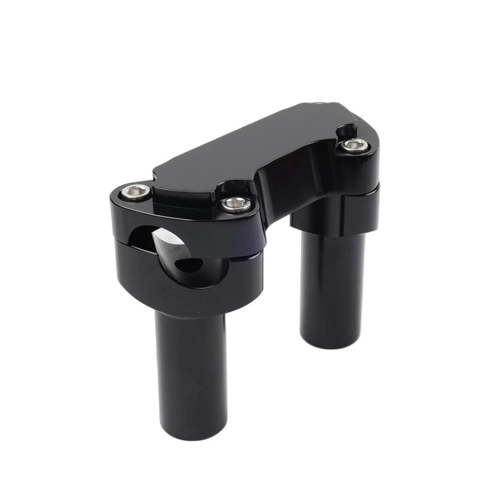 3.5" Straight Handlebar Riser & Top Clamp for Harley Dyna Tour Road Glide