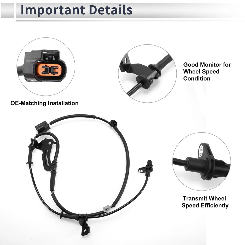 ABS Wheel Speed Sensor No. 95670D8000 for KIA KX3 (2015–2019)
