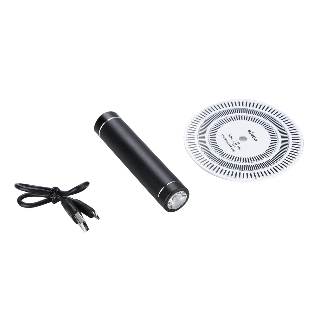 Strobe Light & Tachometer Disc Tester Tool for Turntable LP Record