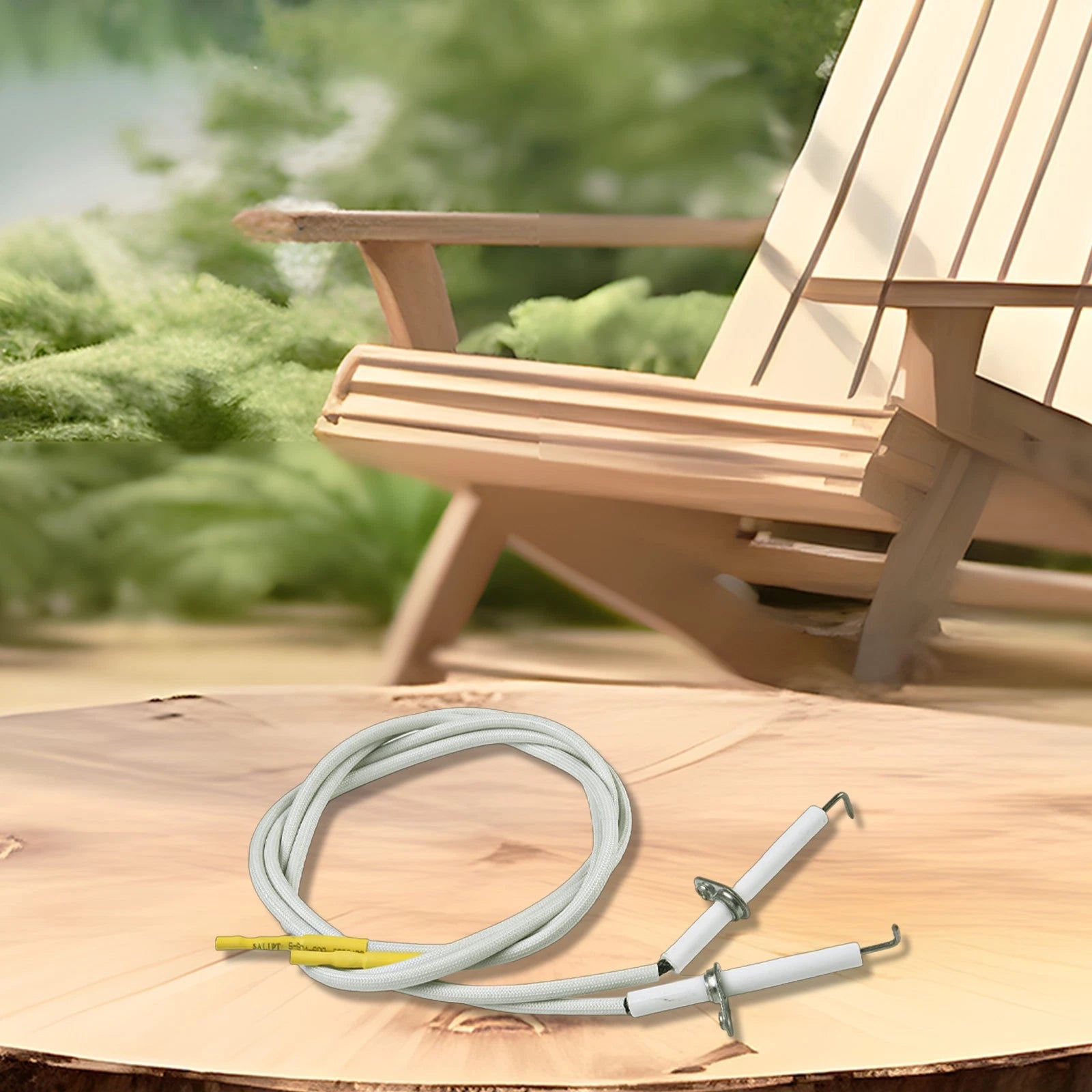 Ceramic Ignition Electrode with Wire for BBQ Grillware