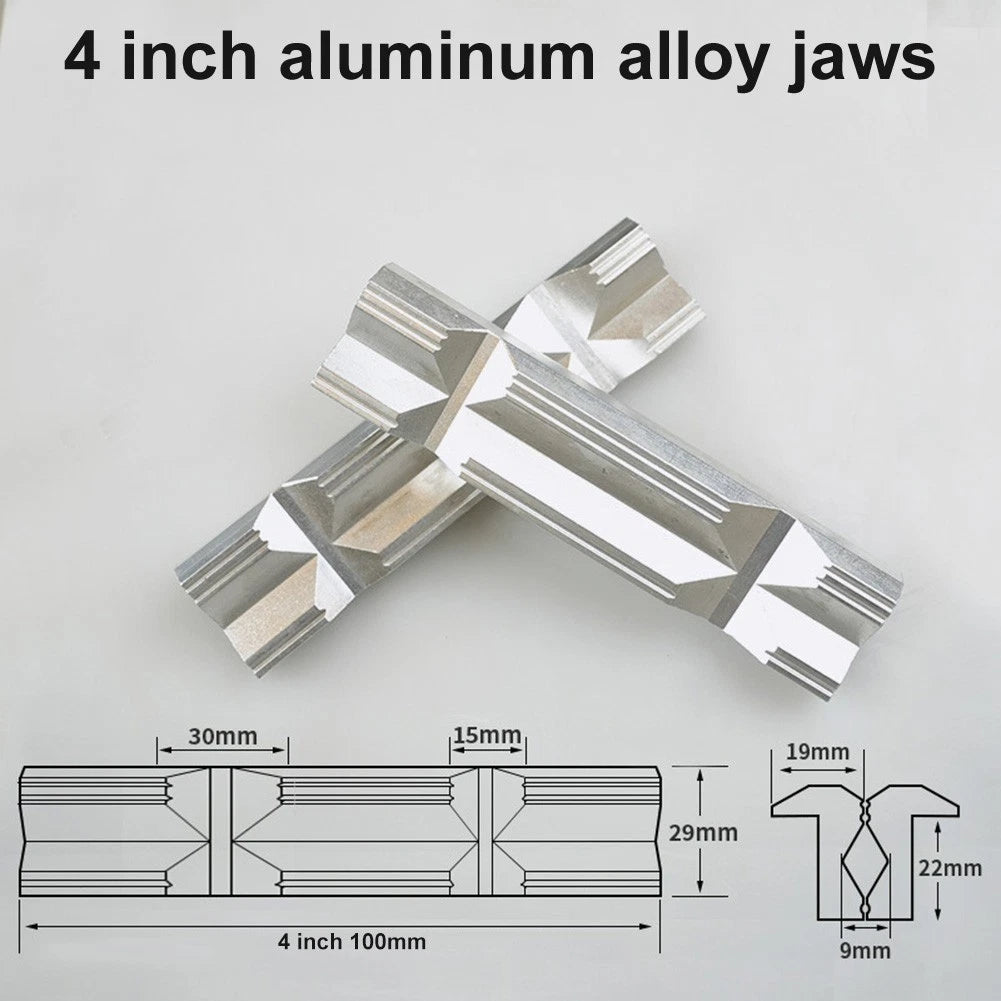 V Type Jaw for CNC Milling Steel Vise (1 Pair)