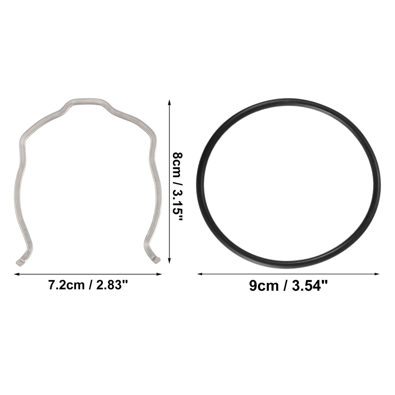 Charge Pipe C Clip Kit with O-Ring Seal Gasket for BMW X1 (2012–2015)