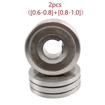 2X V-Groove Mig Welder Wire Feed Drive Roller Roll Parts 0.6-0.8 & 0.8-1.0