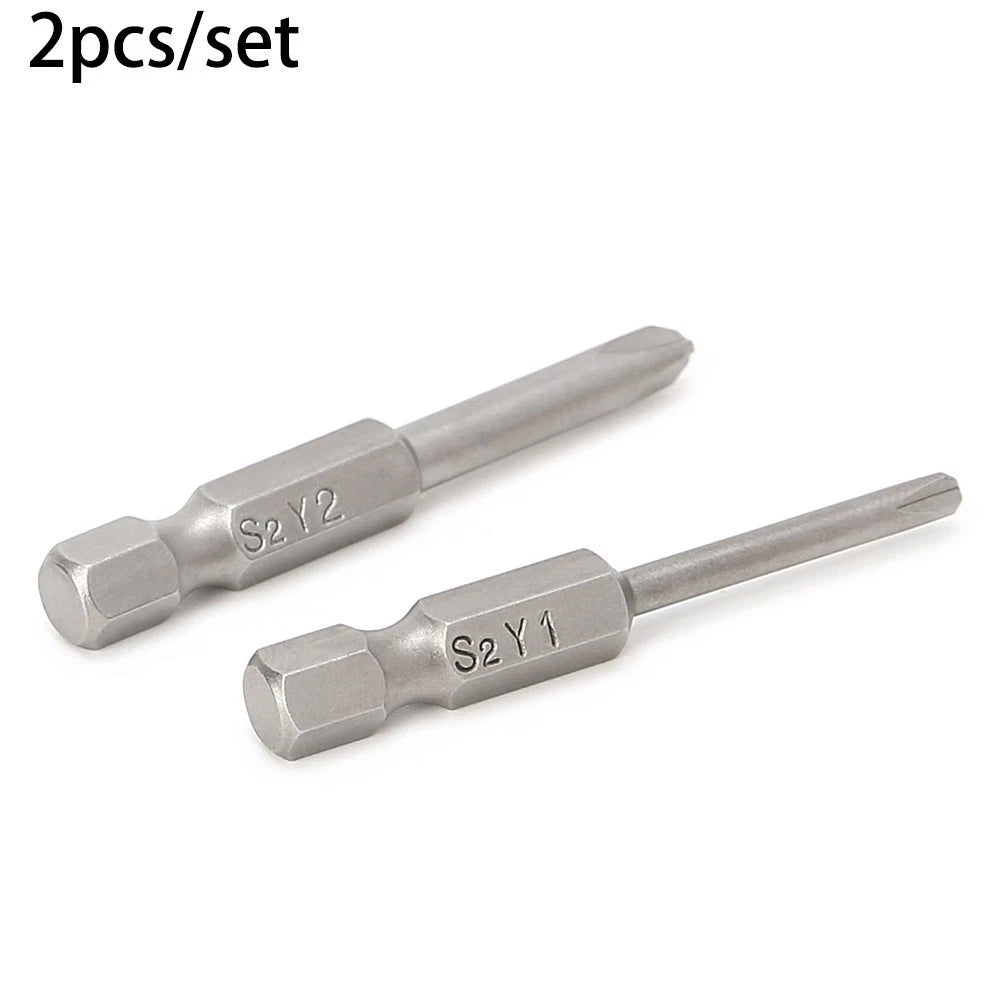 2X 50mm Screwdriver Bits 1/4" Hex Shank for Automotive Tools