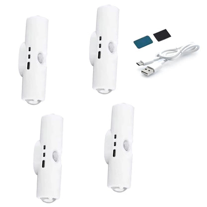 4X Magnetic RGB Night Light Motion Sensor Rechargeable Wireless Wall Lamp