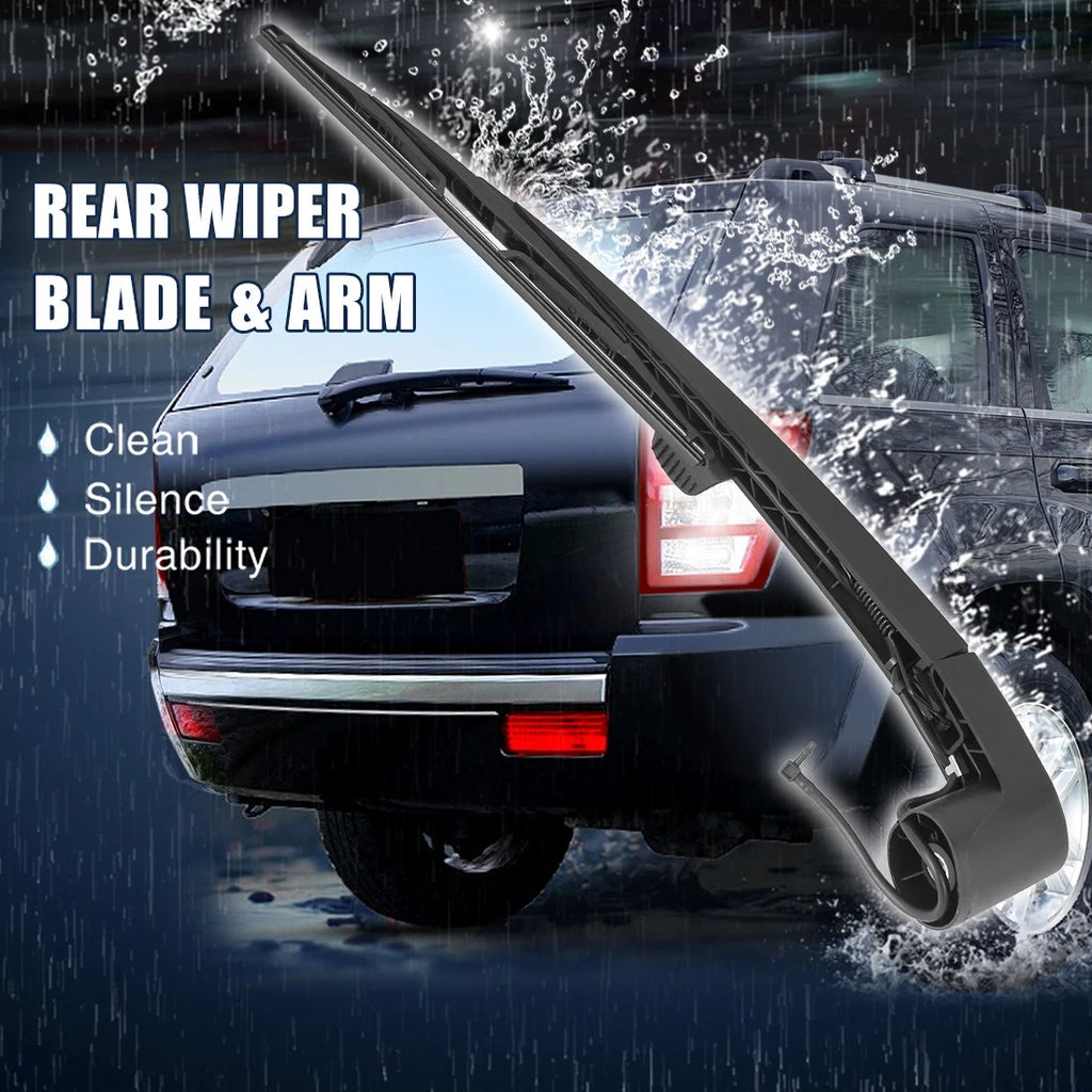 Rear Windshield Wiper Blade Arm Set Replacement for Chevrolet TrailBlazer (2006–2009)