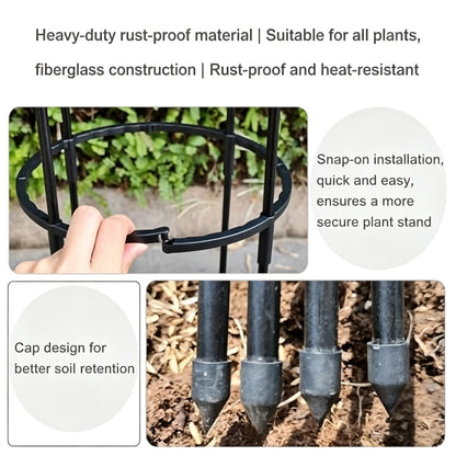 Mushroom Head Trellis for Flexible Height Extension (Weather Resistant)