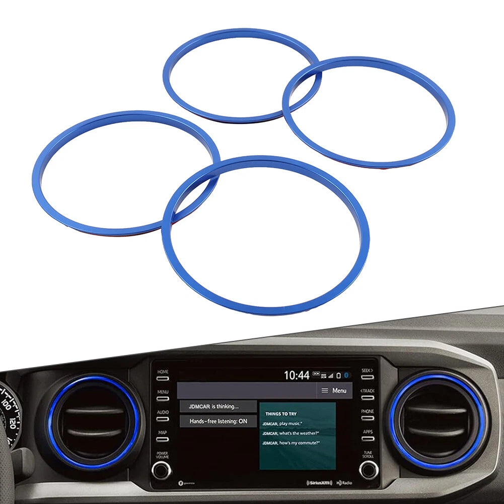 AC Outer Vent Rings Trim Covers for Toyota Tacoma (2016–2022)