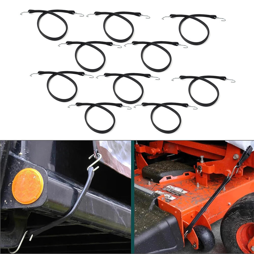 Set of 4 Heavy Duty Rubber Tarp Straps for Tie Down Bungee Cords