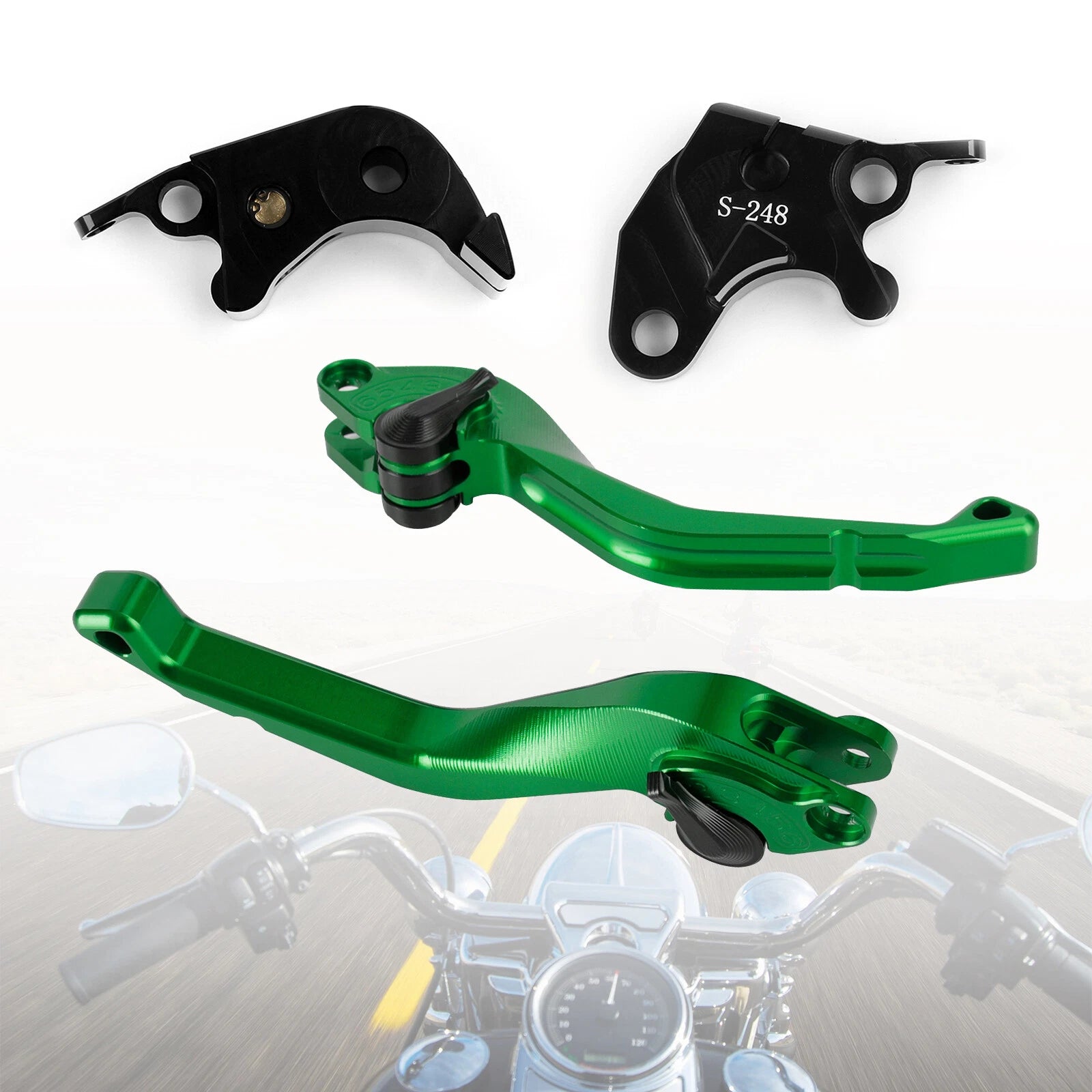 CNC Short Clutch Brake Lever for Suzuki GSXR600 GSXR750 (2004–2005) T9