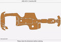 EVA Foam Teak Deck Floor Mat for Crownline 262 EX (2007)