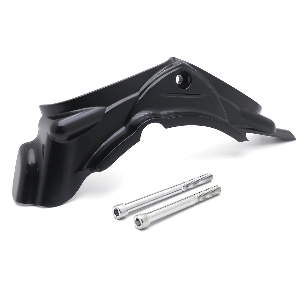 Black Cylinder Base Covers for Harley Electra Glide/Road Glide/Road King/Trike (2007–2016)