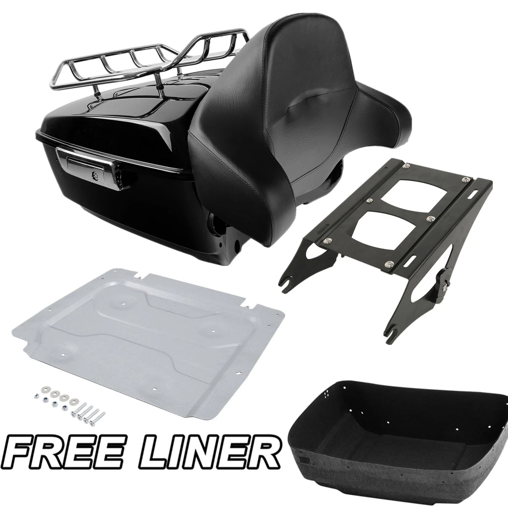 Backrest Pad Base Plate for Harley Street Glide (2014–2023)