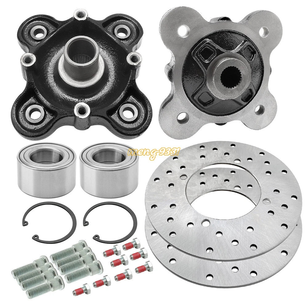 Rear Wheel Hub Brake Rotor Bearing Stud Kit for Polaris Ranger XP 900 (2013–2019)