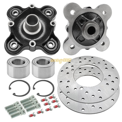 Rear Wheel Hub Brake Rotor Bearing Stud Kit for Polaris Ranger XP 900 (2013–2019)