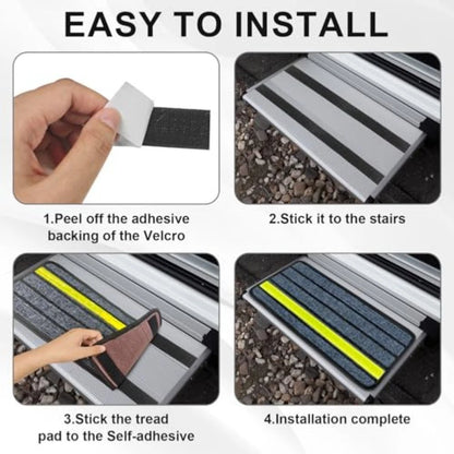 Antislip RV Step Mat with Self-Adhesive & Glow in the Dark