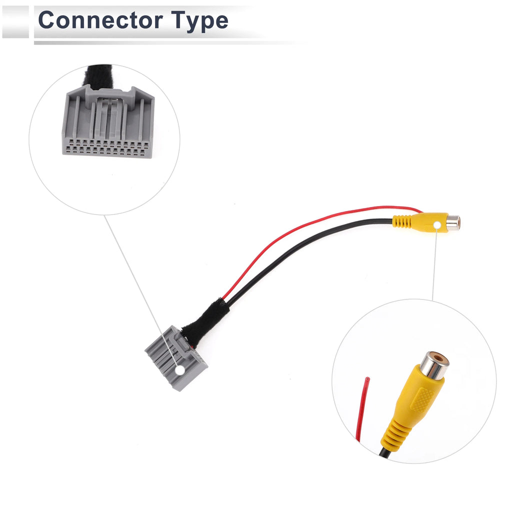 Rear View Camera Adapter Wire Harness Cable for Honda Fit (2014–2016)