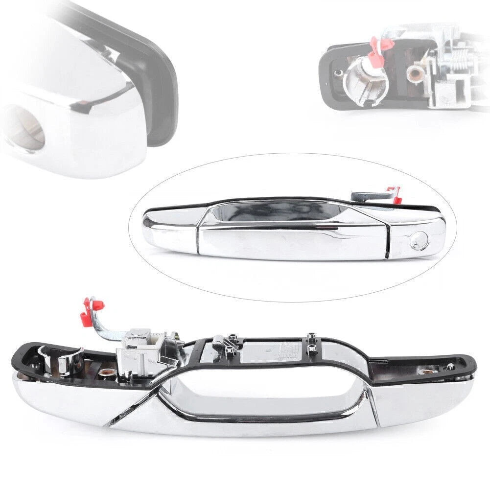 Chrome Front Left Outer Door Handle for Chevy Tahoe GMC Yukon (2007–2013)