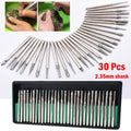 Diamond Bur Set 2.35mm for Automotive Tools (Approx. 45mm)
