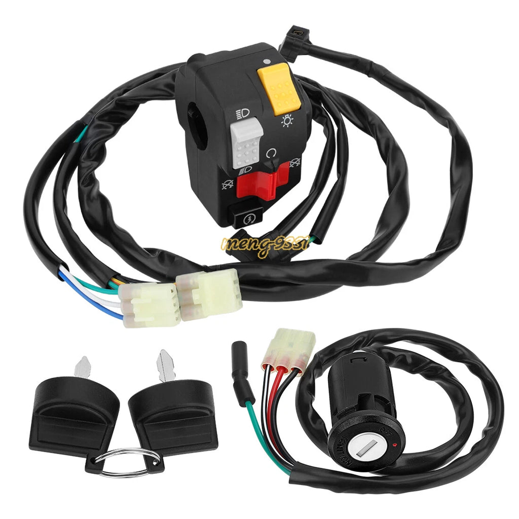 Handlebar Switch & Ignition Key Switch for Honda Recon 250 TRX250TM (2007–2020)