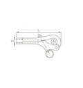Pelican Hook for Marine Grade 316 Stainless Steel Lifeline (6mm)