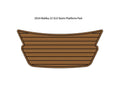 Swim Platform Step Pad for Malibu 21 VLX (2014) - EVA Foam Teak Deck Mat