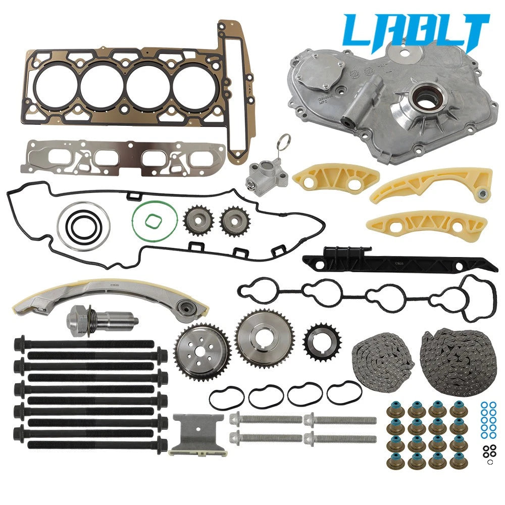 Timing Chain Kit & Oil Pump Gasket for Chevy Malibu Equinox (2008–2012)