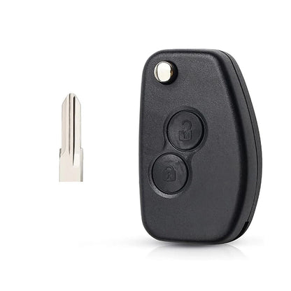 2Button Remote Control Key Housing VAC102 for Renault Logan Duster Nissan Almera (2010–2023)
