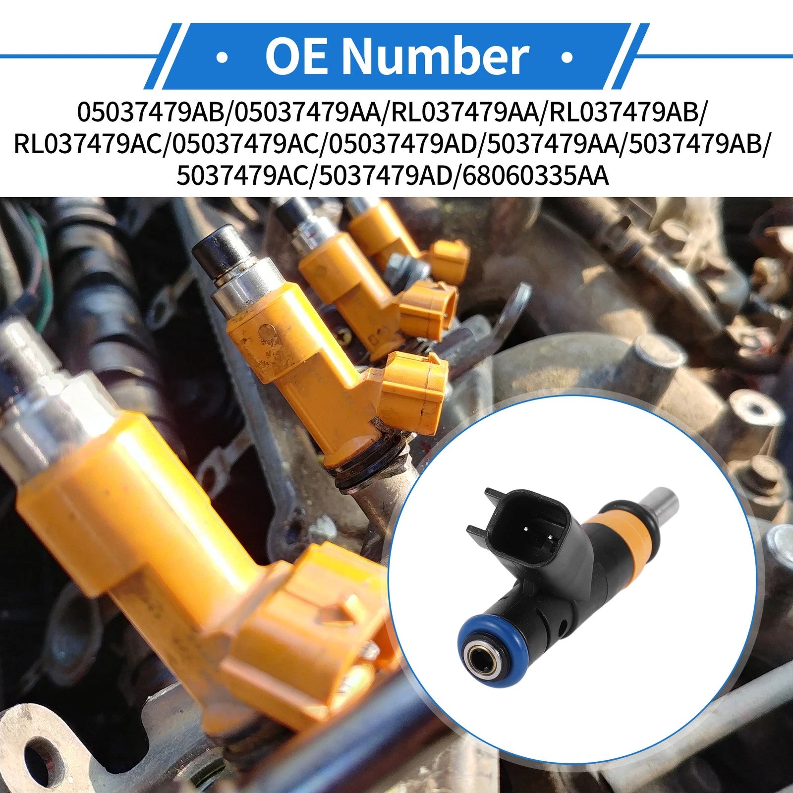 Fuel Injector Replacement for Dodge Challenger 5.7L (2009–2016)