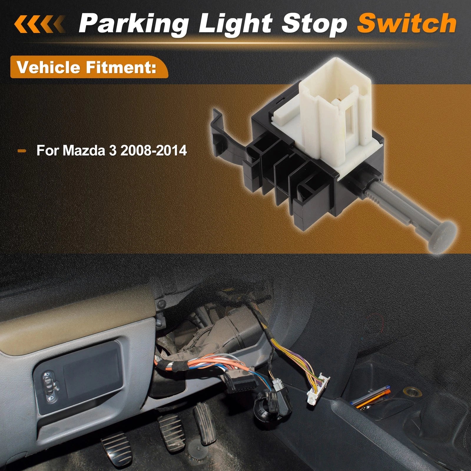 Brake Light Switch for Mazda 3 (2008–2014) NE55664D0