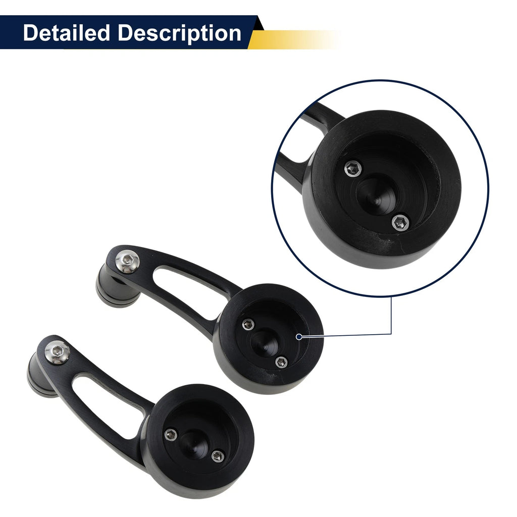 Car Door Window Crank Handle Replacement for Chevy Ford Chrysler (Set) (OEM)