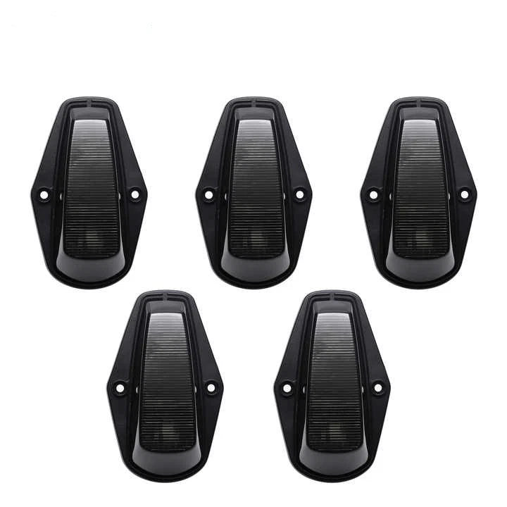 Set of 5 White LED Front Roof Marker Running Lights for Ford F150 F250 F350 (1984–1997)