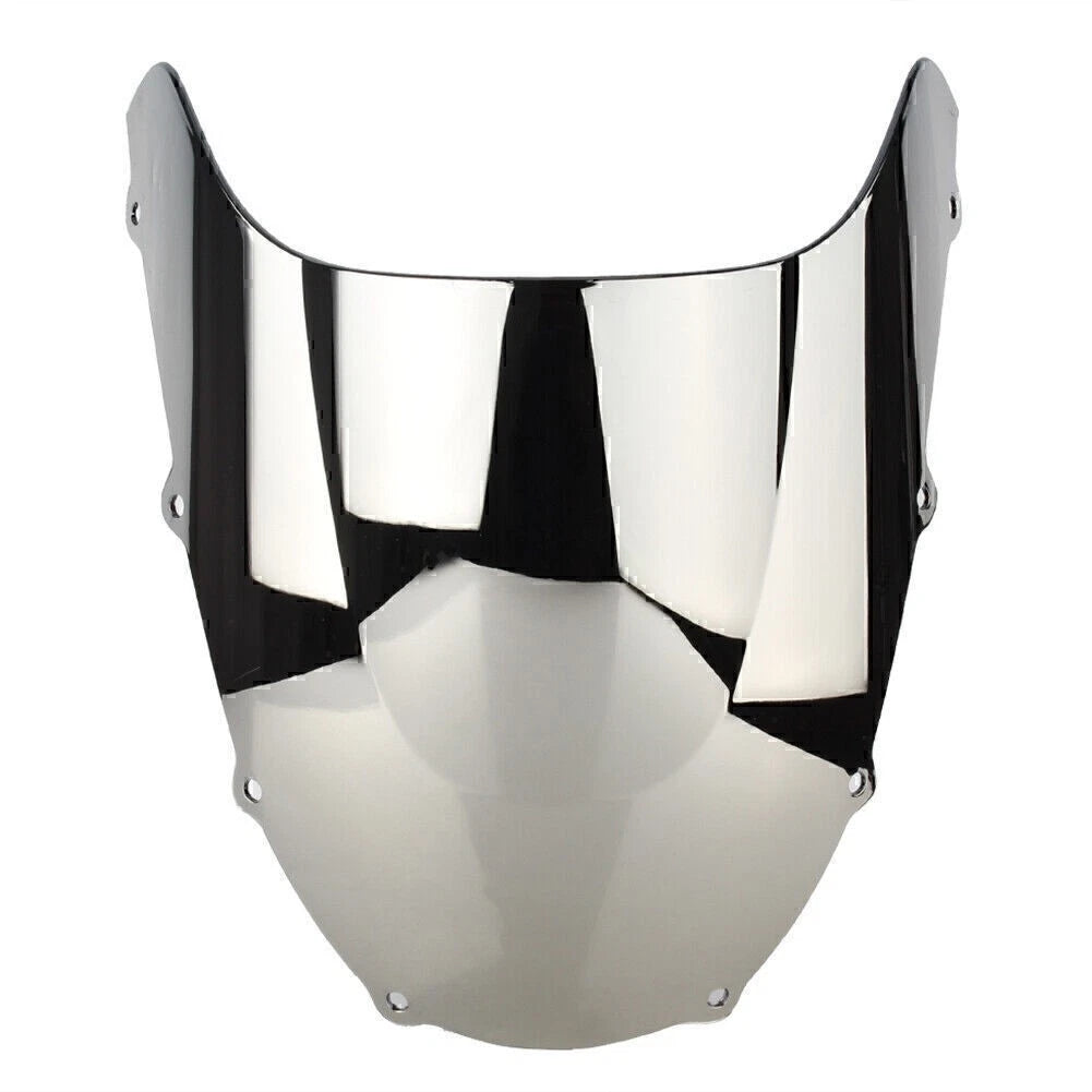 Moto Windshield Wind Screen for Kawasaki NINJA ZX9R ZX-9R 1998 - 1999 Silver