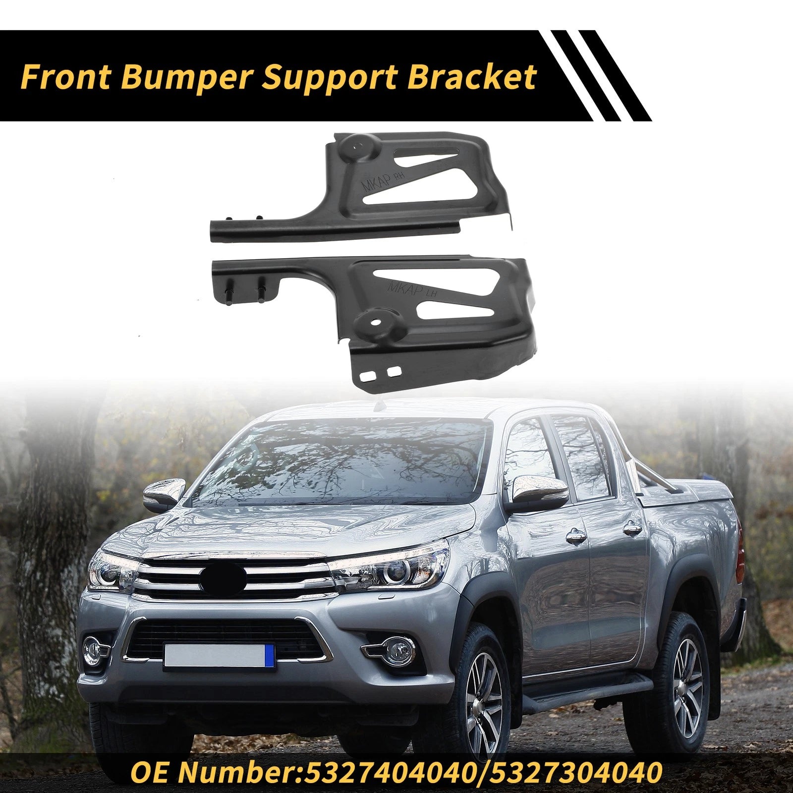 Front Bumper Support Bracket Replacement for Toyota Tacoma (2016–2021)