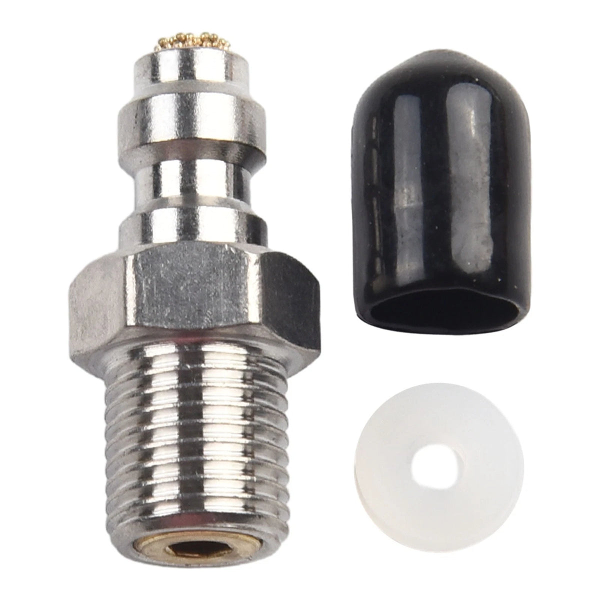 8mm Quick Connect Valve for M101 (Stainless Steel + Copper)