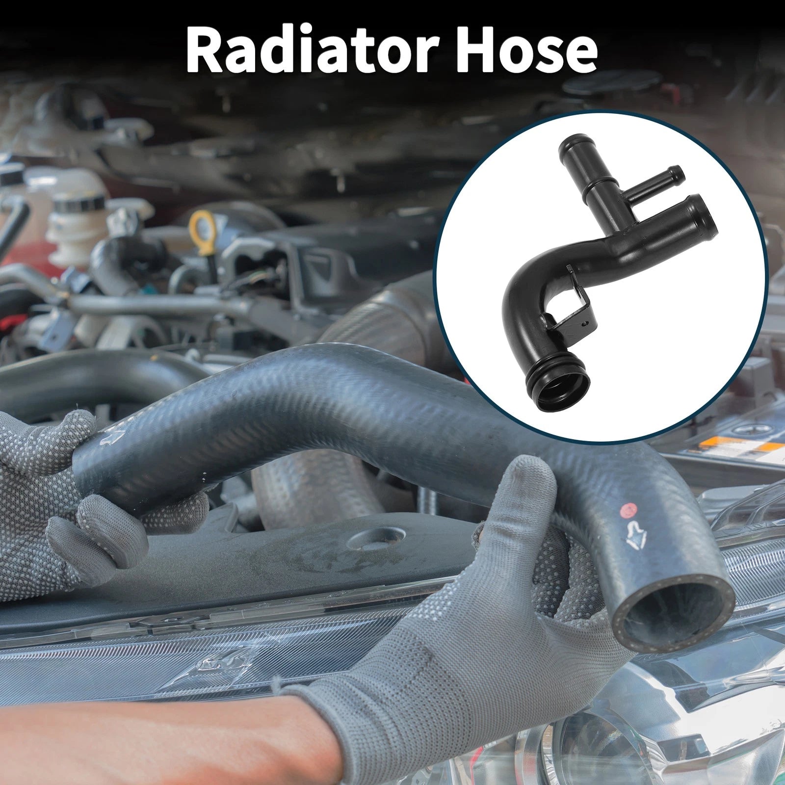 Radiator Coolant Hose Pipe Replacement for Audi Q7 3.0L (2009–2012)