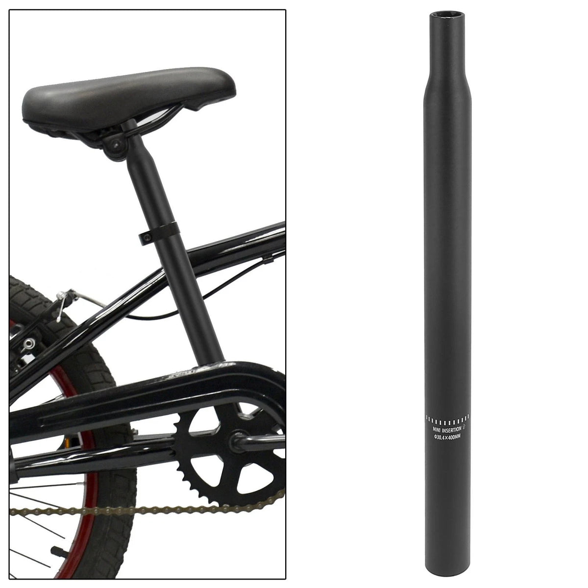 Aluminum Seat Post Tube 30.4x400mm for Bicycle (Universal 2000–2025)