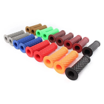 7/8" Rubber Handlebar Hand Grip Bar End for Universal Motorcycle (All Years)