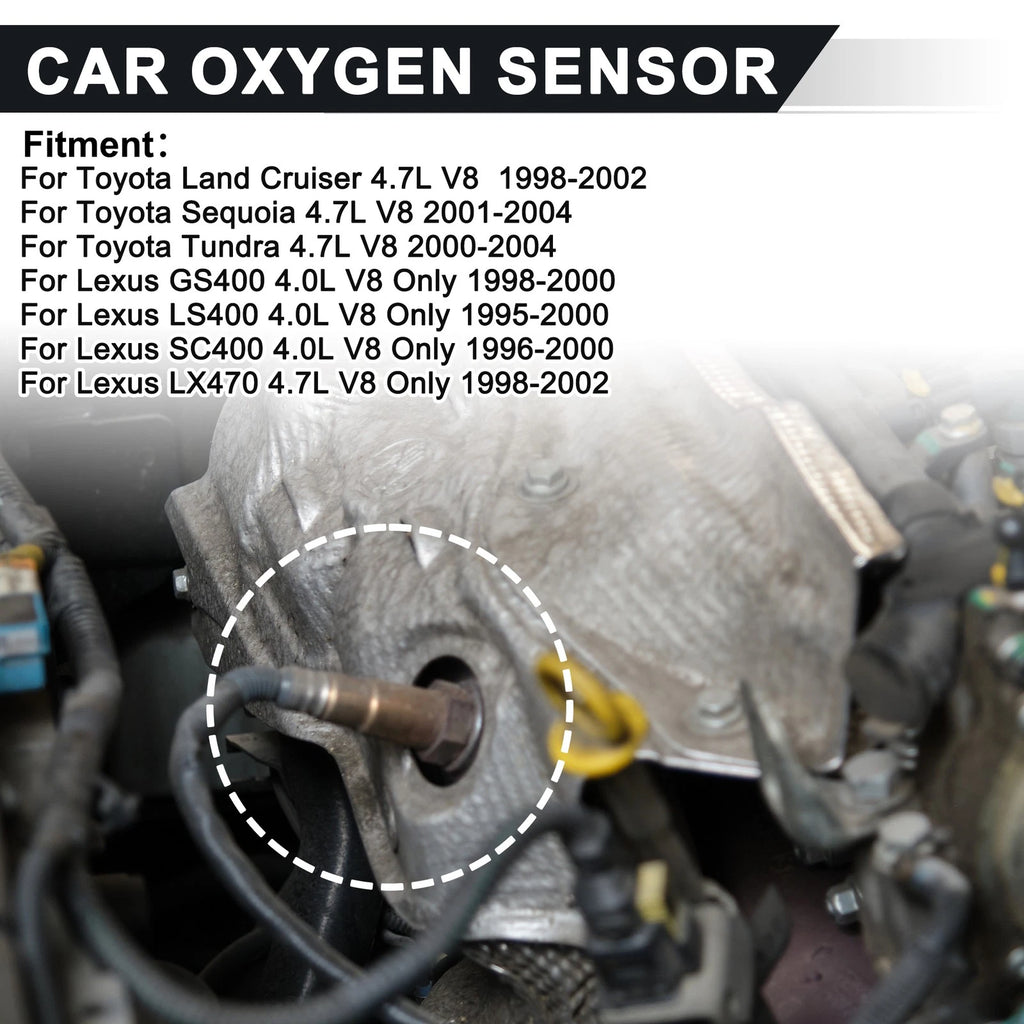 Upstream Oxygen Sensor Replacement for Toyota Land Cruiser 4.7L V8 (1998–2002)
