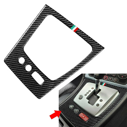Carbon Black Gear Shift Panel Frame Cover for Alfa Romeo 159 Brera Spider (2006–2011)