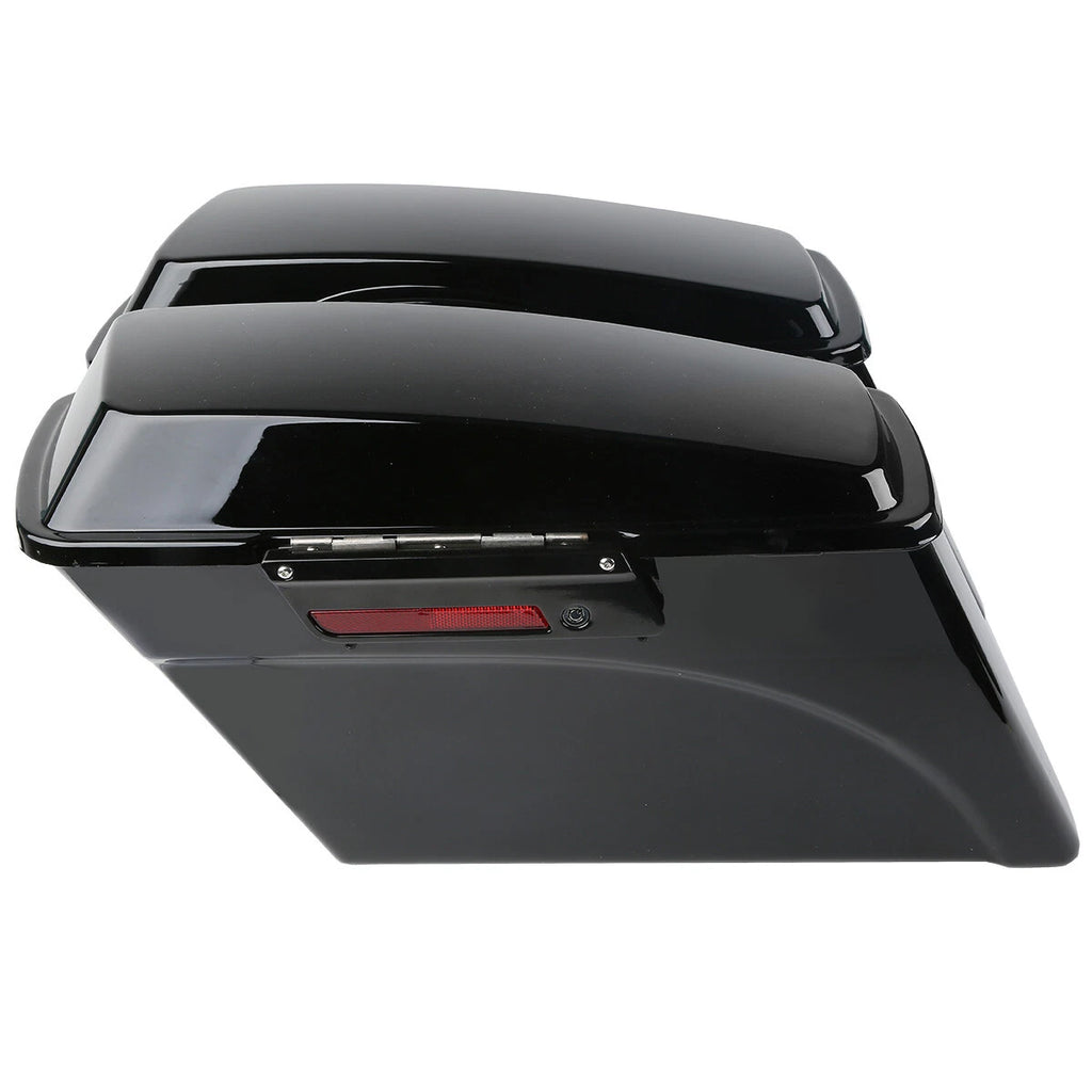 Hard Saddlebags & Conversion Bracket Kit for Harley Dyna Super Glide (2008–2017)