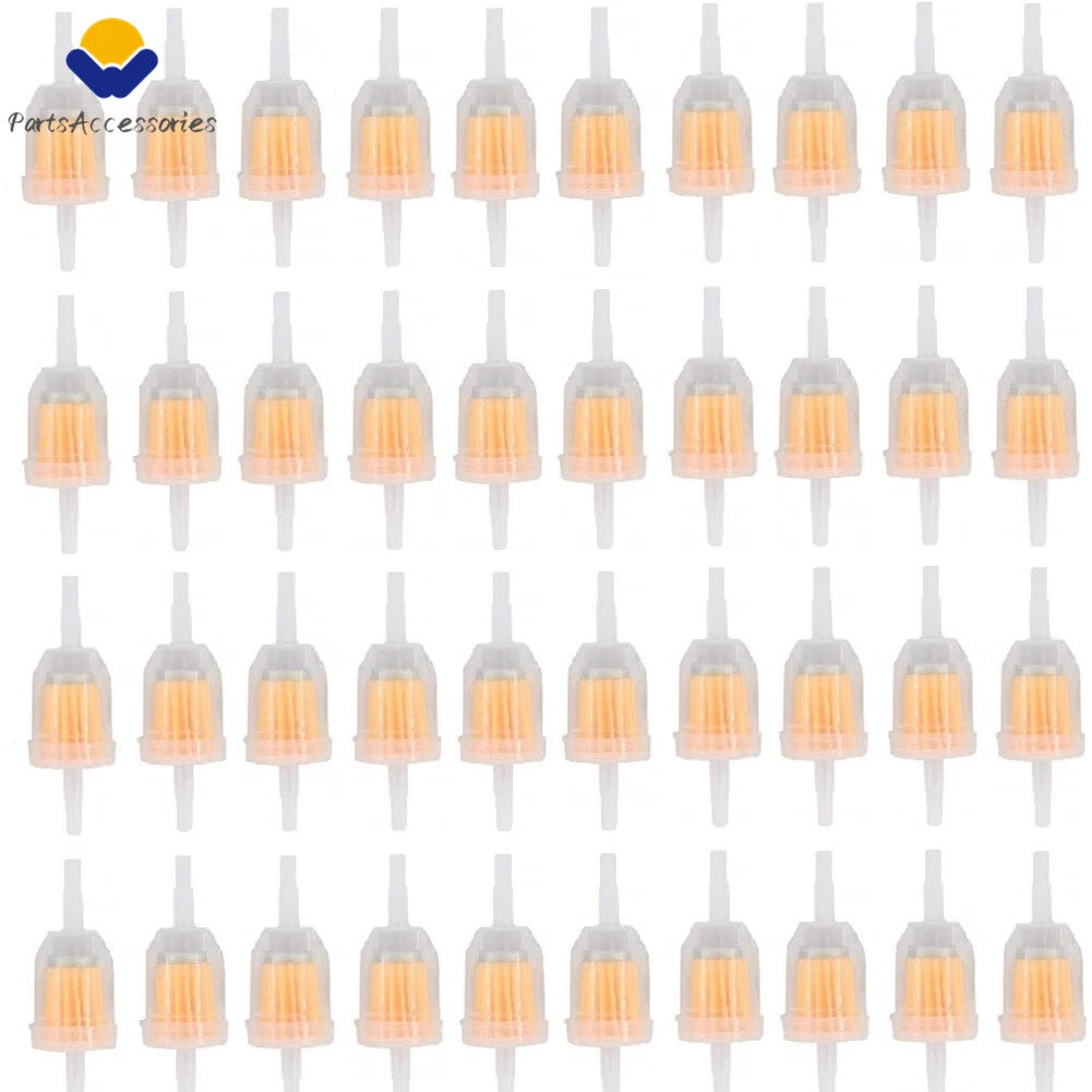 40PCS Inline Fuel Filter for Small Engine (1/4'' 5/16'')