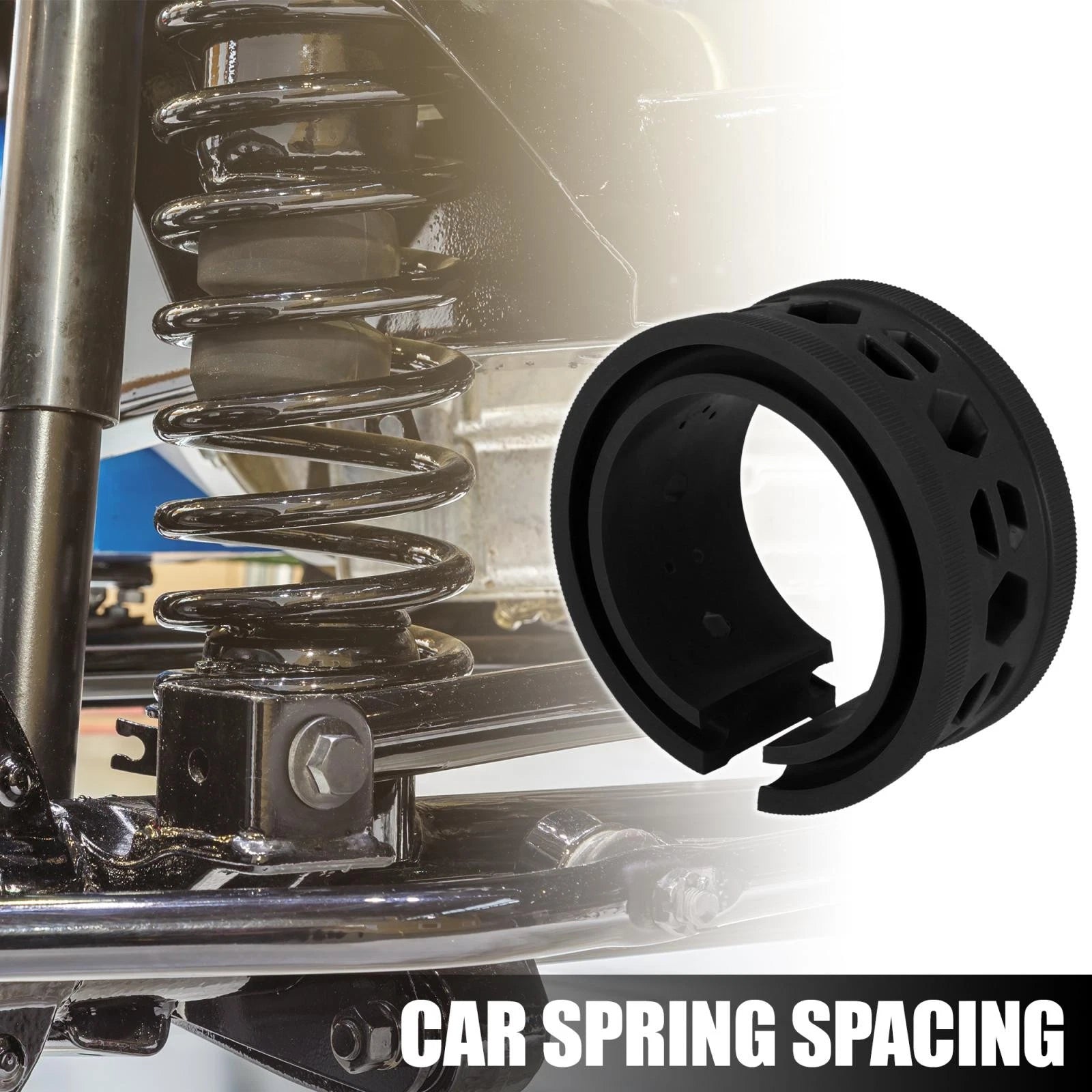Coil Spring Rubber Buffer Set 2pc Universal for Ford Chevy (Fits A Type)