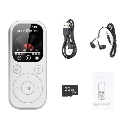 32GB MP3 Player for (2010–2023) - Bluetooth 5.4, 1.8" IPS Screen