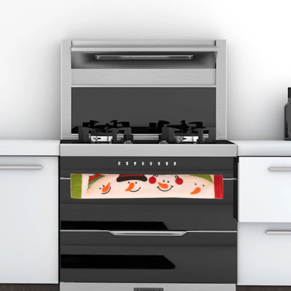 Fridge Handle Cover for Festive Appliance