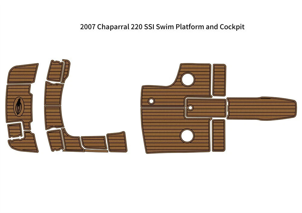 EVA Foam Teak Decking Flooring for Chaparral 220 SSI (2007)